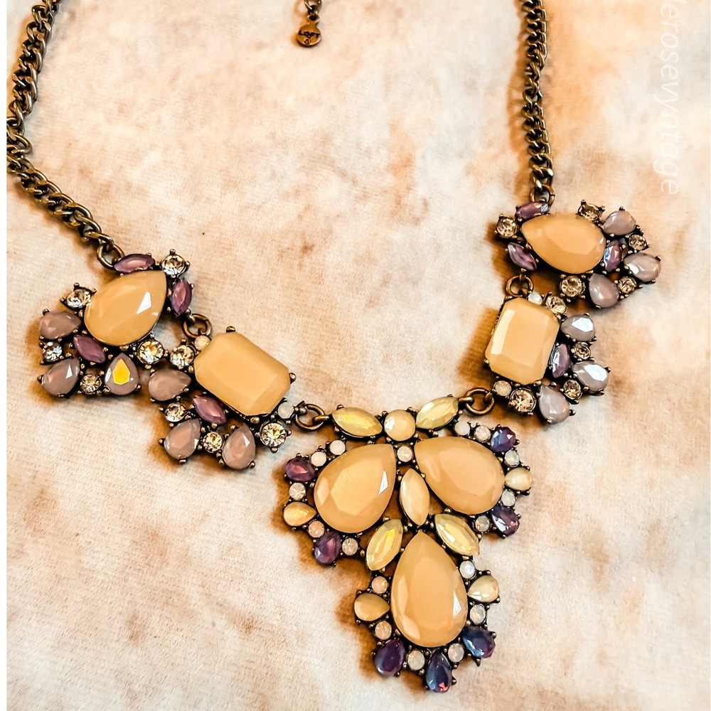 Loft Jeweled Statement Necklace